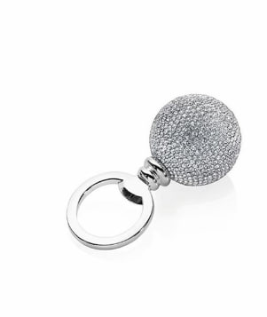 Dụng Cụ Mở Nắp Chai Bằng Bạc Đính Thủy Tinh, Code :77278 , Kích Thước 8.3 Cmx 3.8 Cm,Nhãn Hiệu : OTT