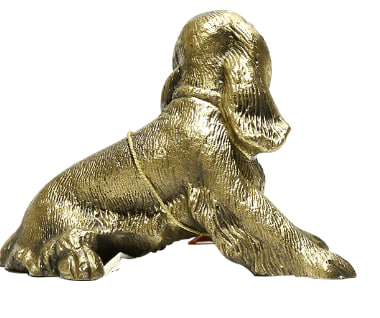 Tượng Chú Chó FIGURE COCKER Bằng Đồng