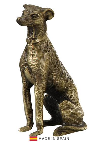 Tượng Chú Chó FIGURE GREYHOUND PLAIN Bằng Đồng Virtus - 2123