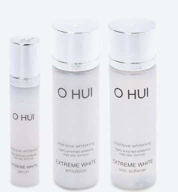 Bộ Sản Phẩm Dưỡng Trắng Da Ohui Extreme White Miniature Kit 3 Sản Phẩm