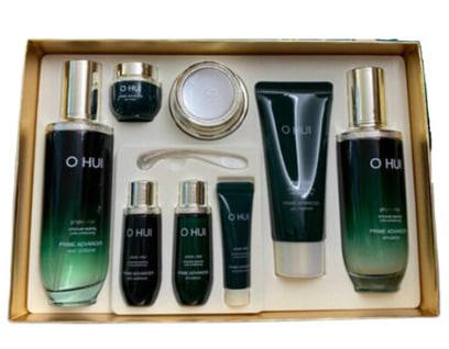 Bộ Sản Phẩm Hỗ Trợ Trẻ Hóa Da & Giảm Nhăn Da Ohui Prime Advancer 8pcs