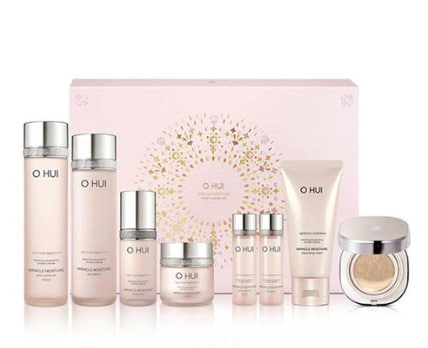 Bộ Sản Phẩm Dưỡng Ẩm Ohui Miracle Moisture Special Set 8pcs - Dưỡng Ẩm Căng Mượt